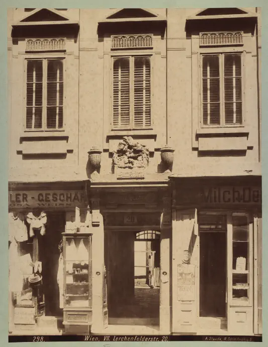 Kyselaks Geburtshaus stand in der Lerchenfelderstr. 20 (Foto: August Stauda)