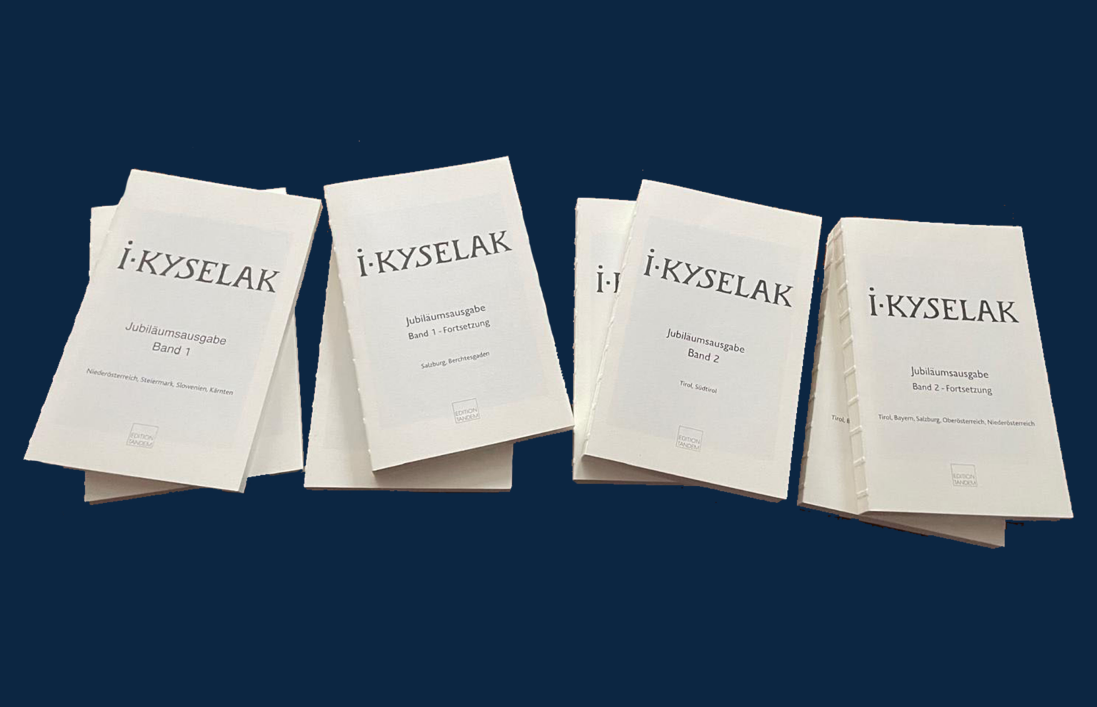 jubiläumsausgabe vier bände aufblau