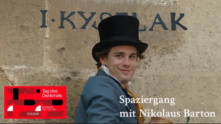 Nikolaus Barton als Joseph KYSELAK am Tag des Denkmals 2026